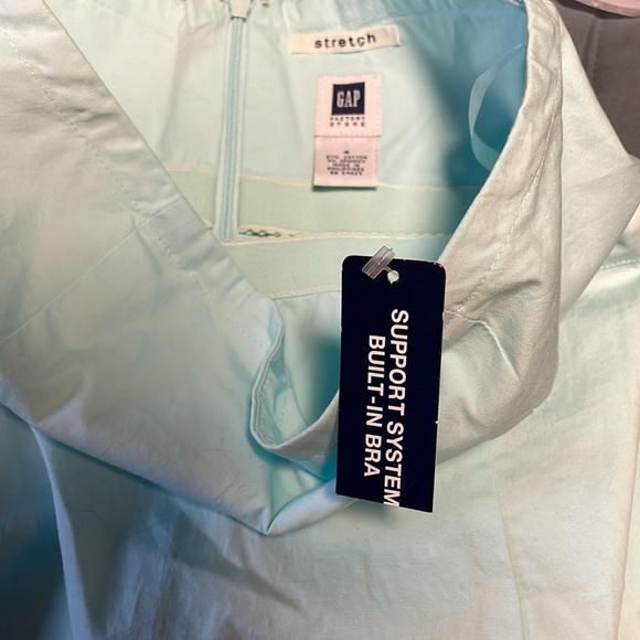Y2K Gap Tube Dress 4 Light Blue Mint Mini Stretch 2004 Strapless NWT Deadstock - Picture 13 of 15